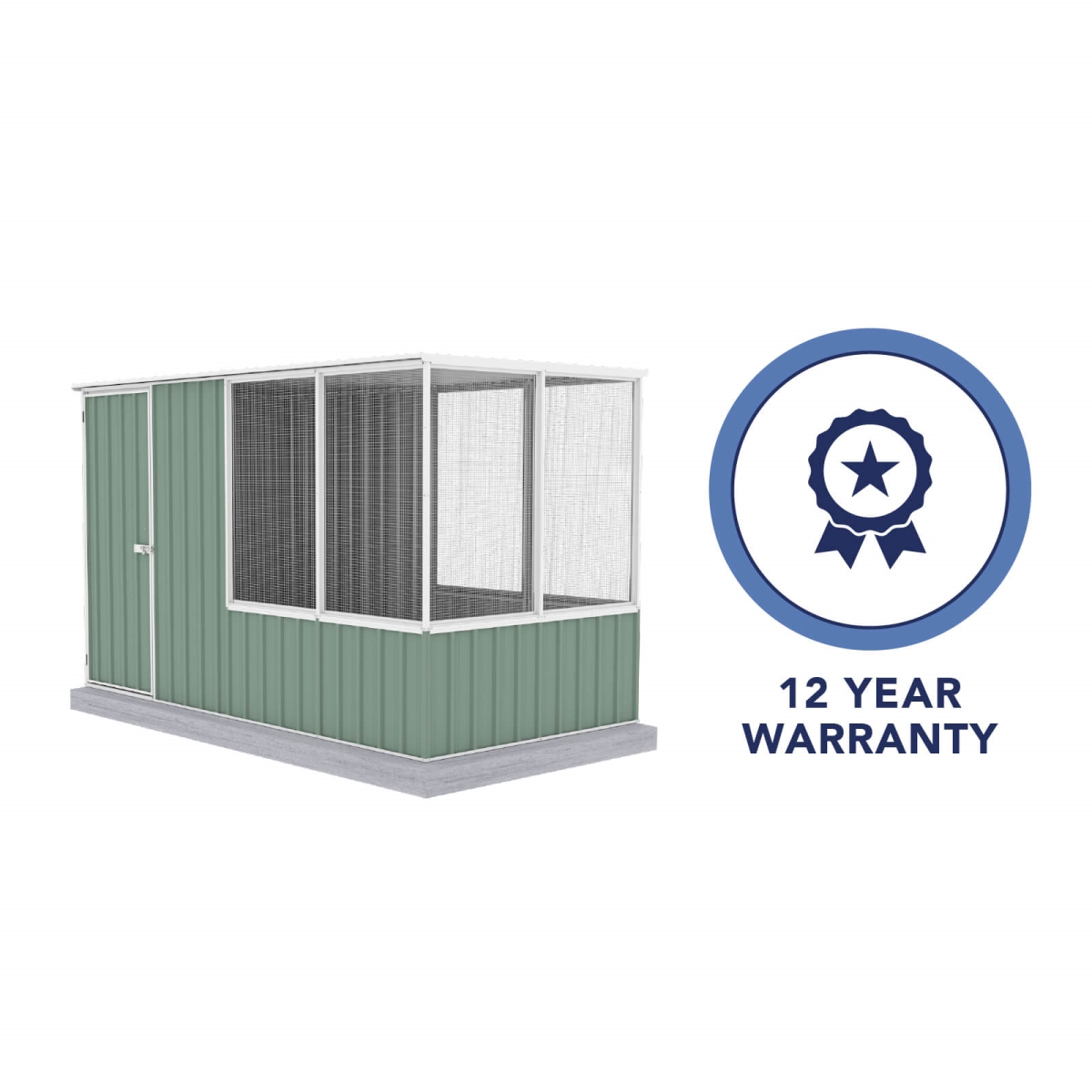 Picture of Absco AB1202 5 x 9.7 ft. Chicken Coop&#44; Pale Eucalypt