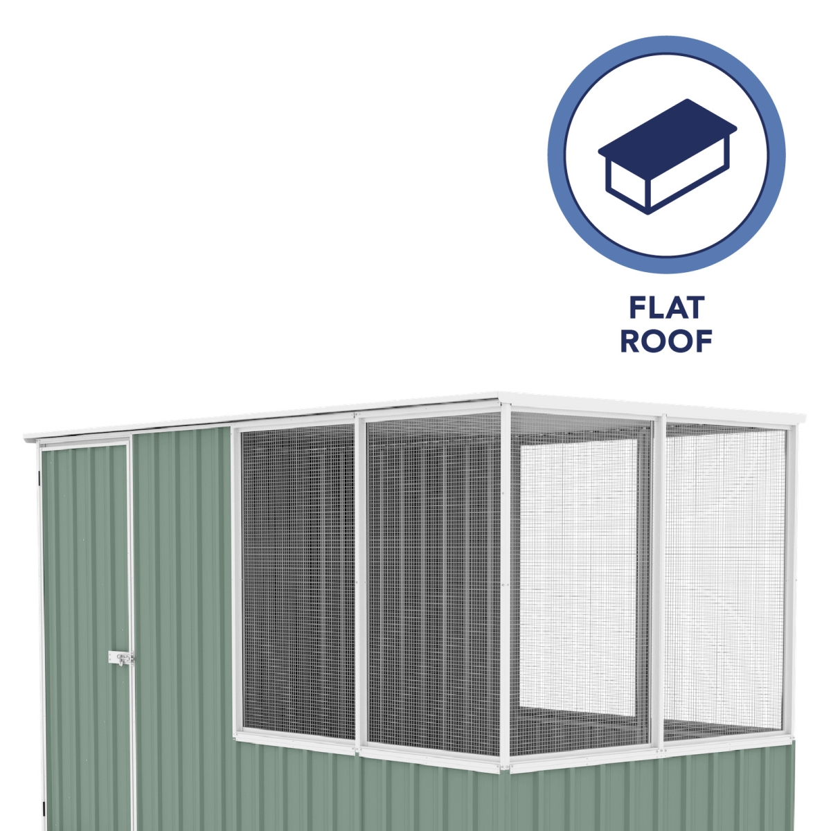 Picture of Absco AB1202 5 x 9.7 ft. Chicken Coop&#44; Pale Eucalypt