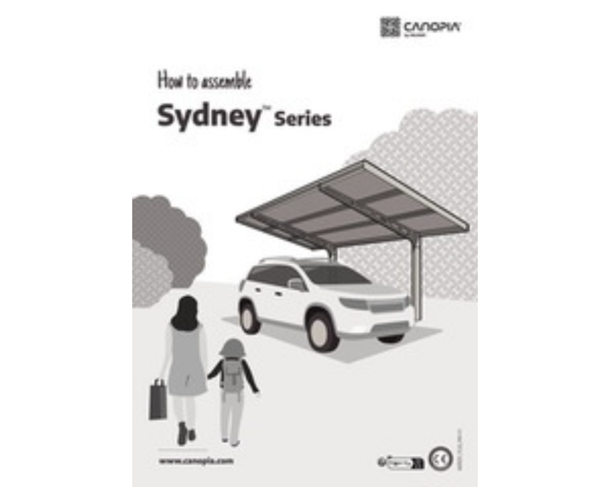 HG9091 Palram Sydney Wave Double Carport, Wing Style