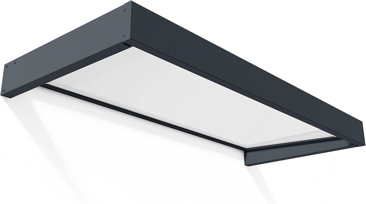HG9548 7 x 3 ft. Canopia Sophia 2150 Awning - Gray & Mist