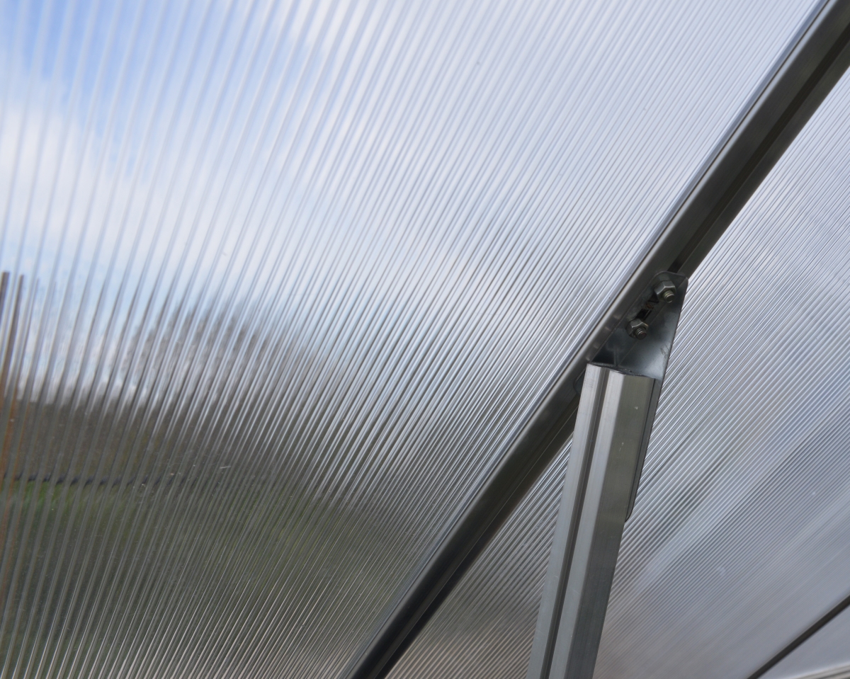 HG5816 Palram Essence 8 x 16 ft. Greenhouse - Silver