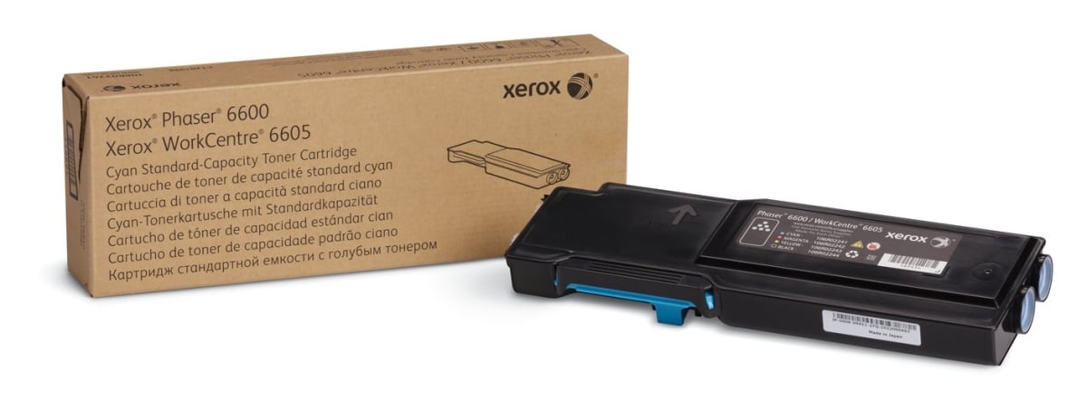 HVB-106R02241 New Compatible Xerox 106R02241 Cyan Toner Cartridge for Phaser 6600 - 6600N - 6600DN - WorkCentre 6605 - 6000 Page-Yield -  Hi-Value Brand