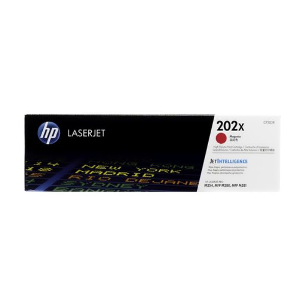 202X-CF503X New Compatible HP CF503X 202X Magenta Toner Cartridge for LJ Pro M254 - M254dw - M280 & M281 - 2.5K High Yield