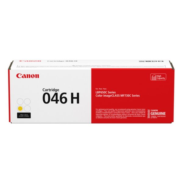 Picture of Hi-Value Brand 046H-1251C001AA New Compatible Canon 1251C001AA 046H Yellow Toner Cartridge for ImageCLASS MF-731 - MF-733 & MF-735 - 5K Yield