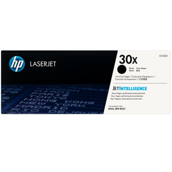 30X-CF230X New Compatible HP CF230X 30X Black Toner Cartridge for LJ Pro M203 - M203DW - M227 & M227FDN - 3.5K Yield