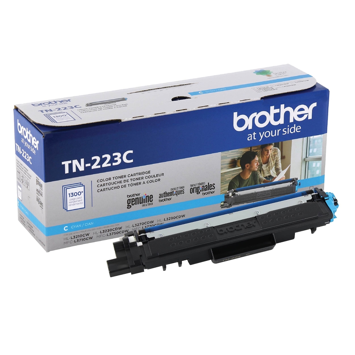 HVB-TN223C New Compatible Brother TN-223C Cyan Toner Cartridge for MFC-L3710CW - MFC-L3750CDW & MFC-L3770CDW - 1.8K Yield -  Hi-Value Brand