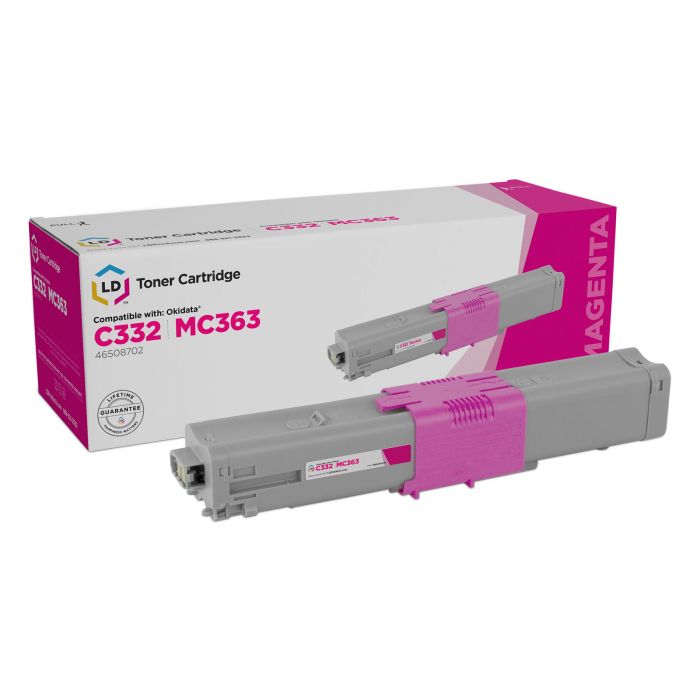 46508702-PCI New Compatible Okidata 46508702 Magenta Toner Cartridge for OKI C332 & MC363 - 3K Yield -  PCI Brand