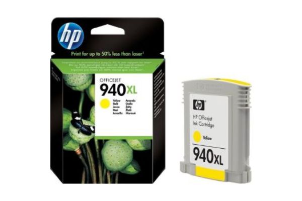 HVB-C4909A New Compatible HP C4909A 940XL Yellow Ink Cartridge for OfficeJet Pro 8000 & 8500 - 1.4K Yield -  Hi-Value Brand