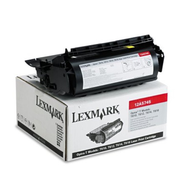 Lexmark HVB-12A5745 25000 Page Yield Hi-Value Black Toner Cartridge -  Lexmark International Inc