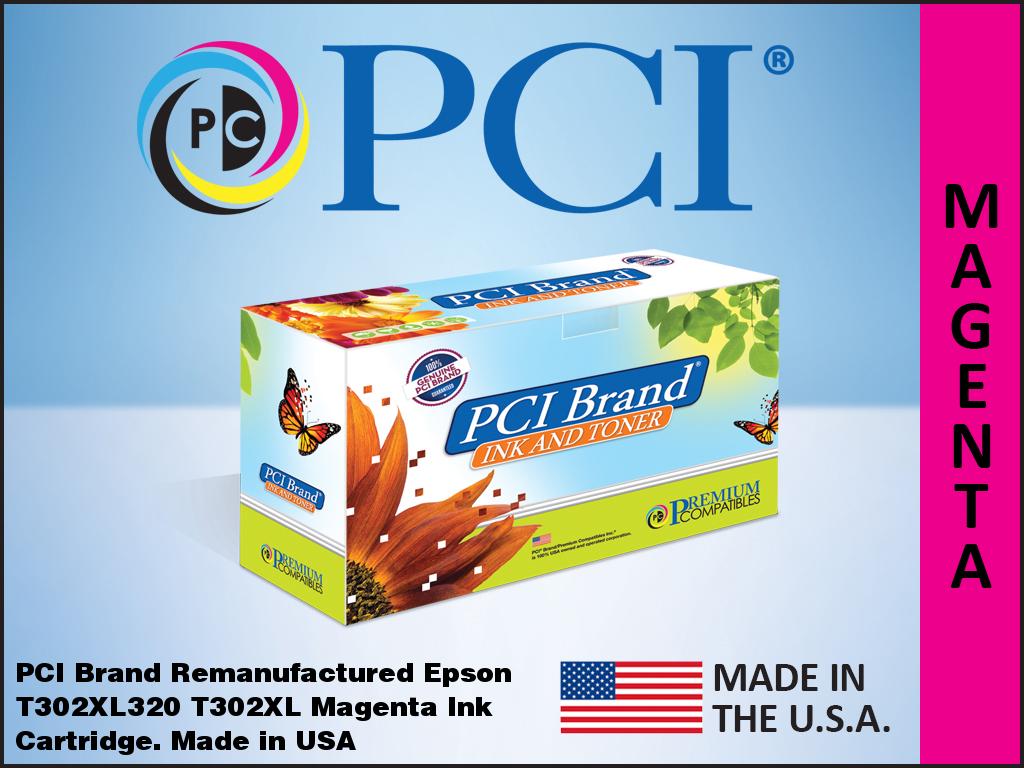 Reman Epson 302XL T302XL320S High Yield Magenta Ink for Epson Expression Premium XP6000, XP6100