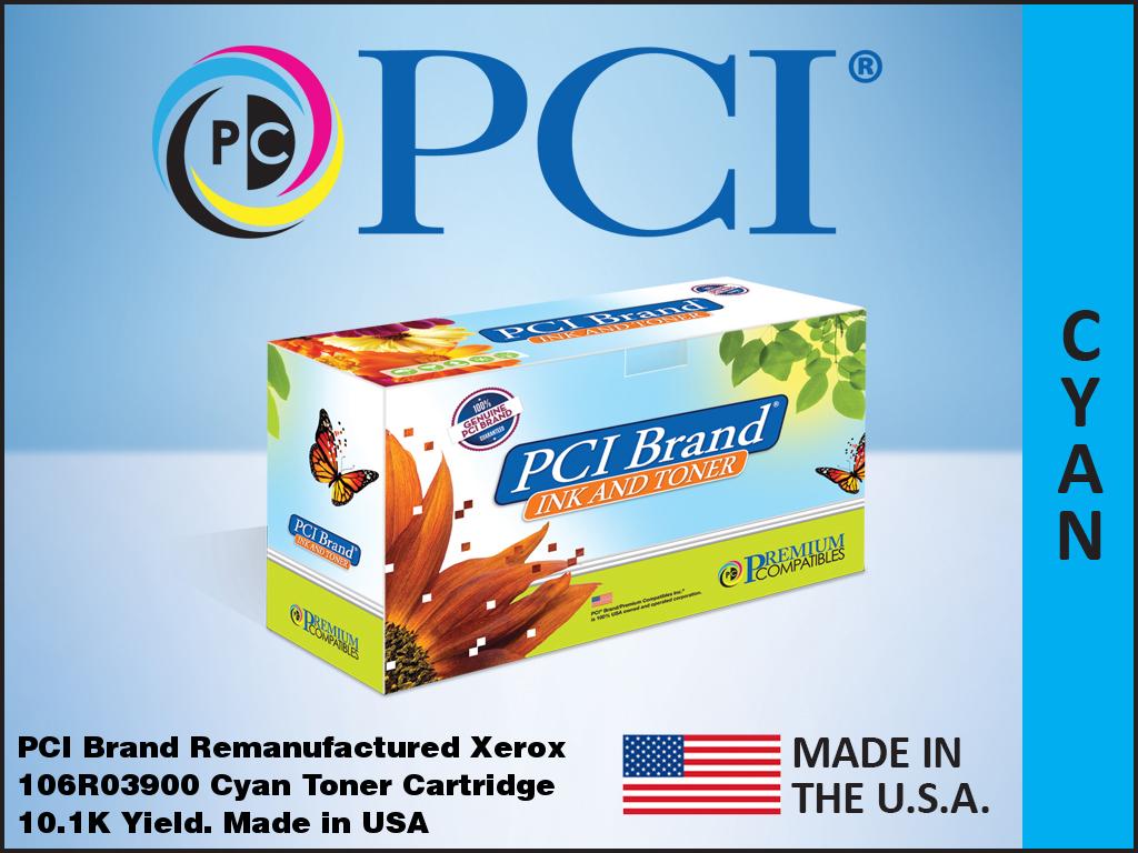 106R03900-PCI PCI Sustainable Xerox 10.1K Cyan Toner Cartridge -  OEM Brand