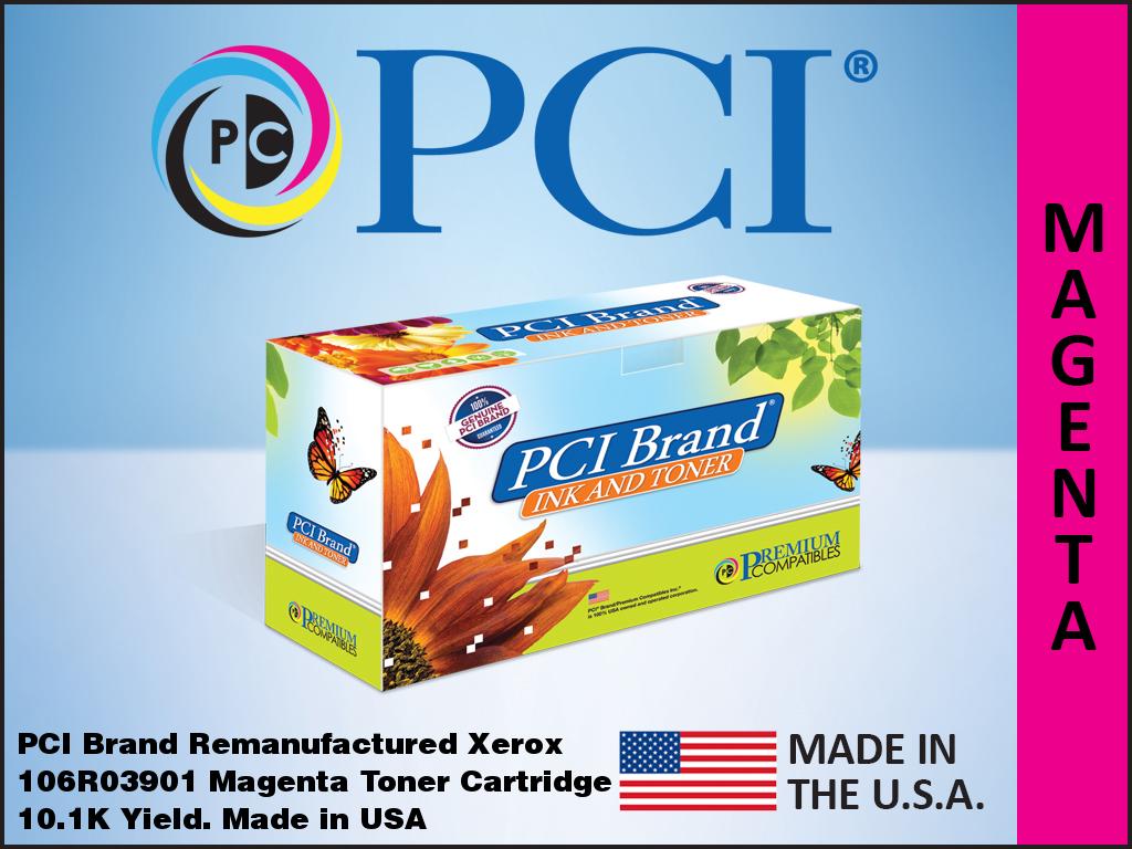 106R03901- Magenta Toner Cartridge for Sustainable Xerox 106R03901 - 10100 Page Yield -  PCI, 106R03901-PCI