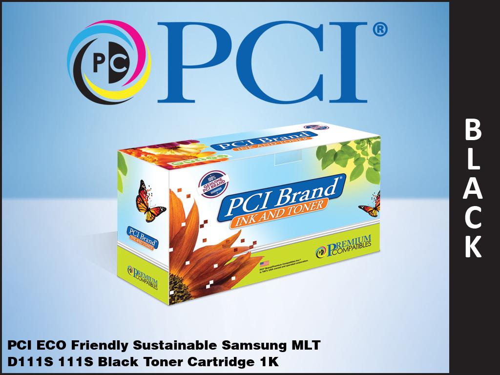 Picture of Samsung MLT-D111S-GSAPCI PCI Eco-Friendly Sustainable 1K Page Yield Toner Cartridge&#44; Black