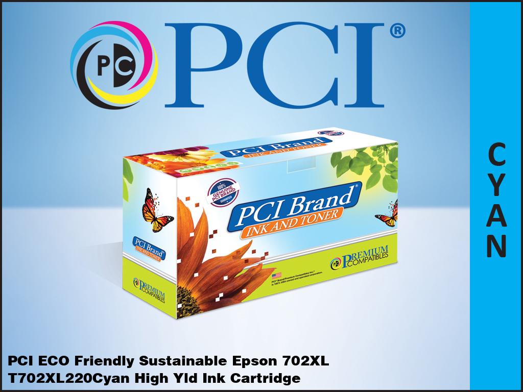 Epson T702XL220-PCI Durabrite Ultra High Capacity Cartridge Ink - Cyan