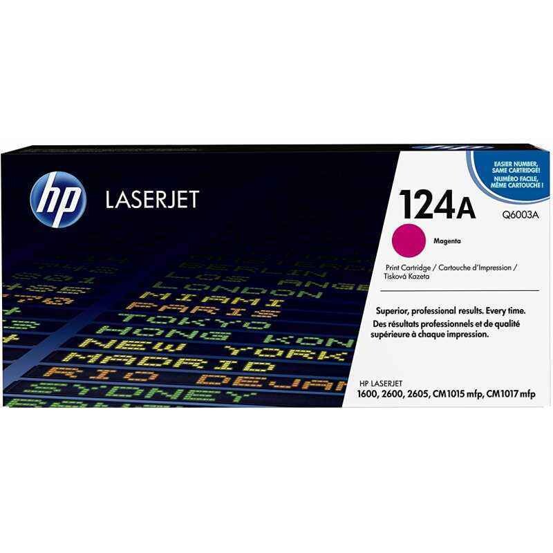 124A-Q6003A Magenta Toner Cartridge - 2000 Page Yield