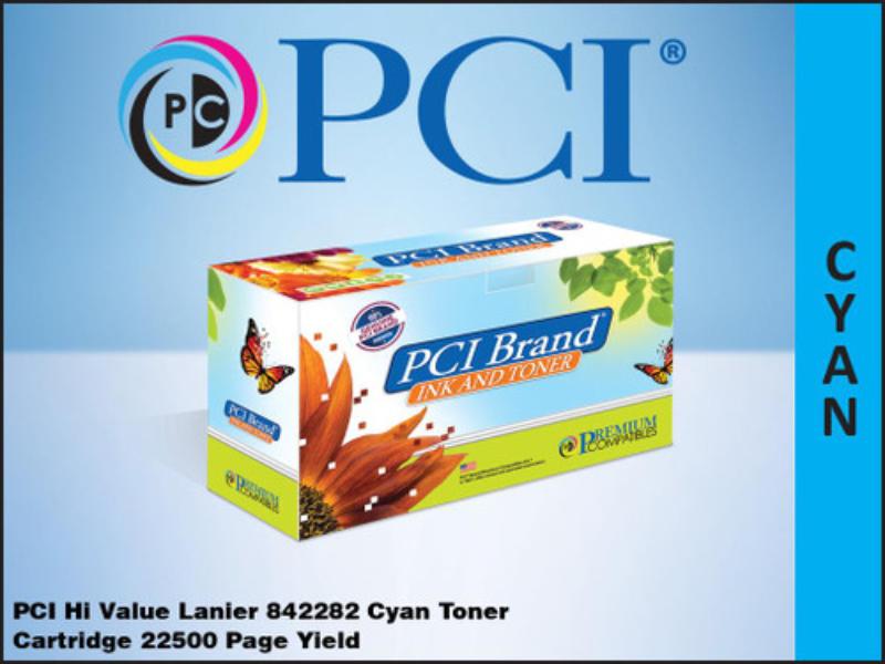 Picture of Ricoh HVB-842282 Toner Cartridge&#44; Cyan - 22500 Page Yield