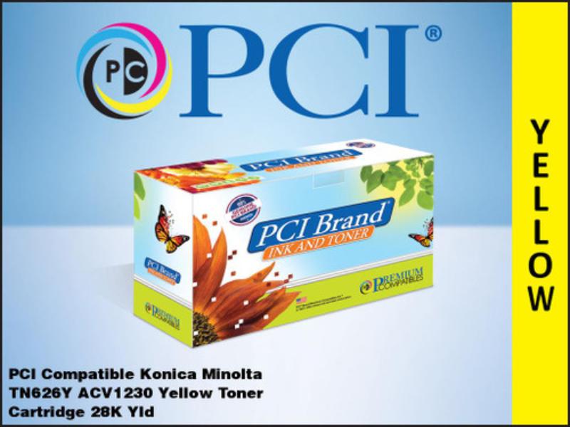 TN626Y-PCI Toner Cartridge, Yellow - 28K Yield