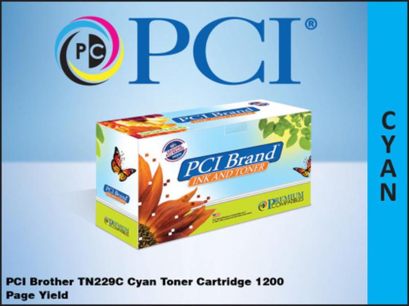 TN229C-PCI Toner Cartridge, Cyan - 1200 Page Yield