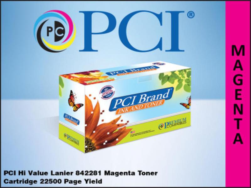 Picture of Ricoh HVB-842281 Toner Cartridge&#44; Magenta - 22500 Page Yield