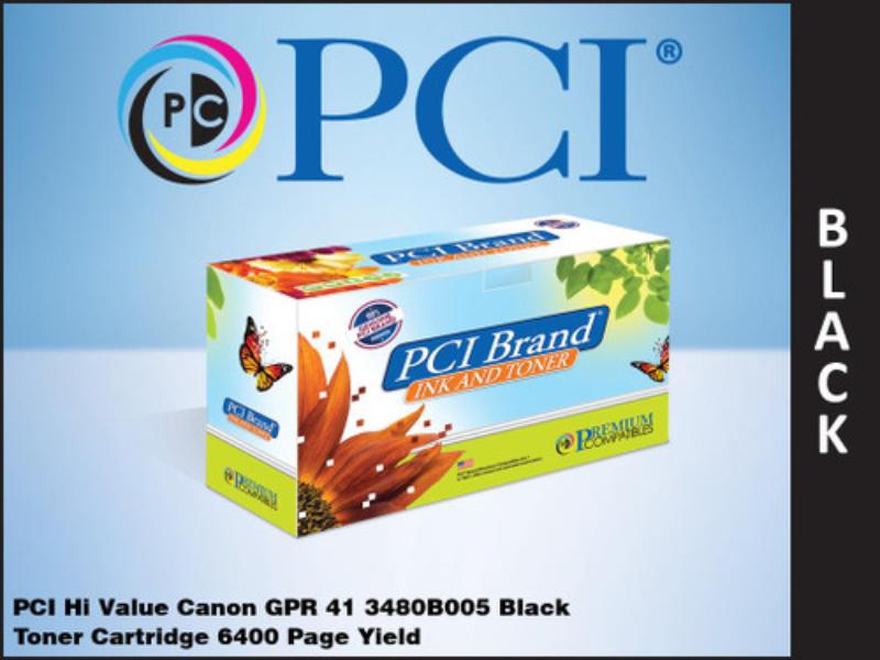 GPR41-3480B005 Toner Cartridge, Black - 6400 Page Yield
