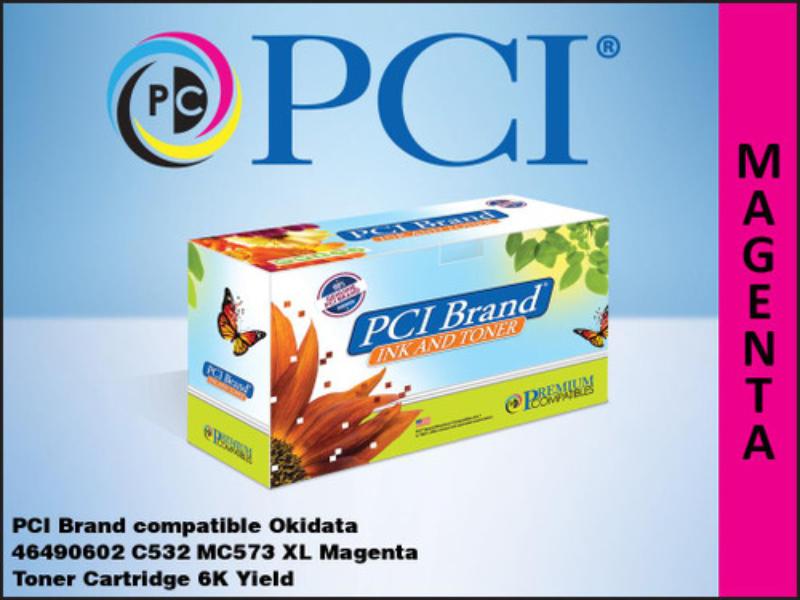 Picture of Okidata 46490602-PCI Toner Cartridge&#44; Magenta - Extra Large - 6k Page Yield