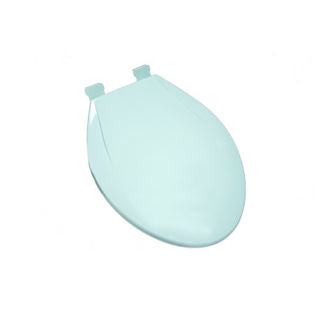 2F1E6-40 Slow Close Plastic Elongated Contemporary Design Toilet Seat, Dresden Blue