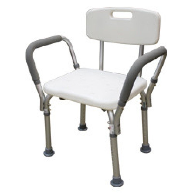 Shower Chair with Back with 250lb Weight Capacity