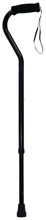 Picture of Roscoe Medical CNOFBK 300 lb Offset Cane, Black - Case of 10