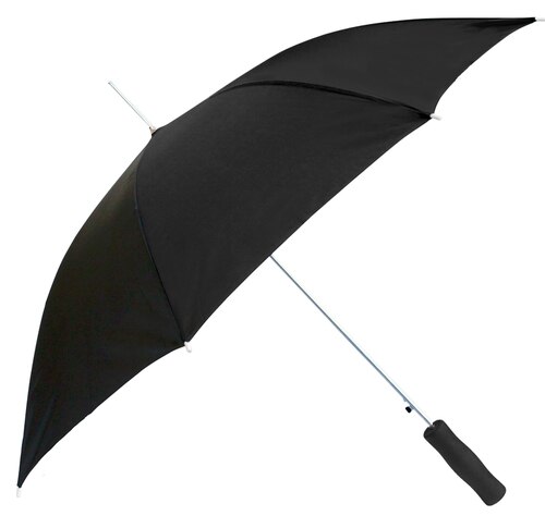 Picture of RainWorthy 065-48BLK 48 in. Solid Color Umbrella, Black - Case of 24