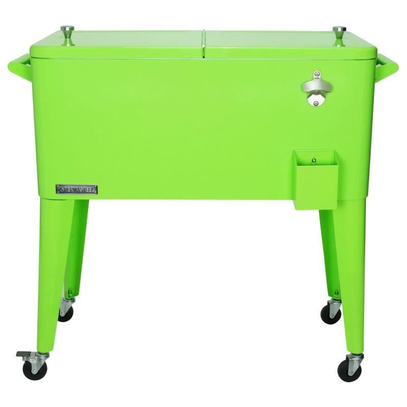 Picture of Permasteel PS-203-LIME 80 qt. Portable Rolling Patio Cooler&#44; Lime