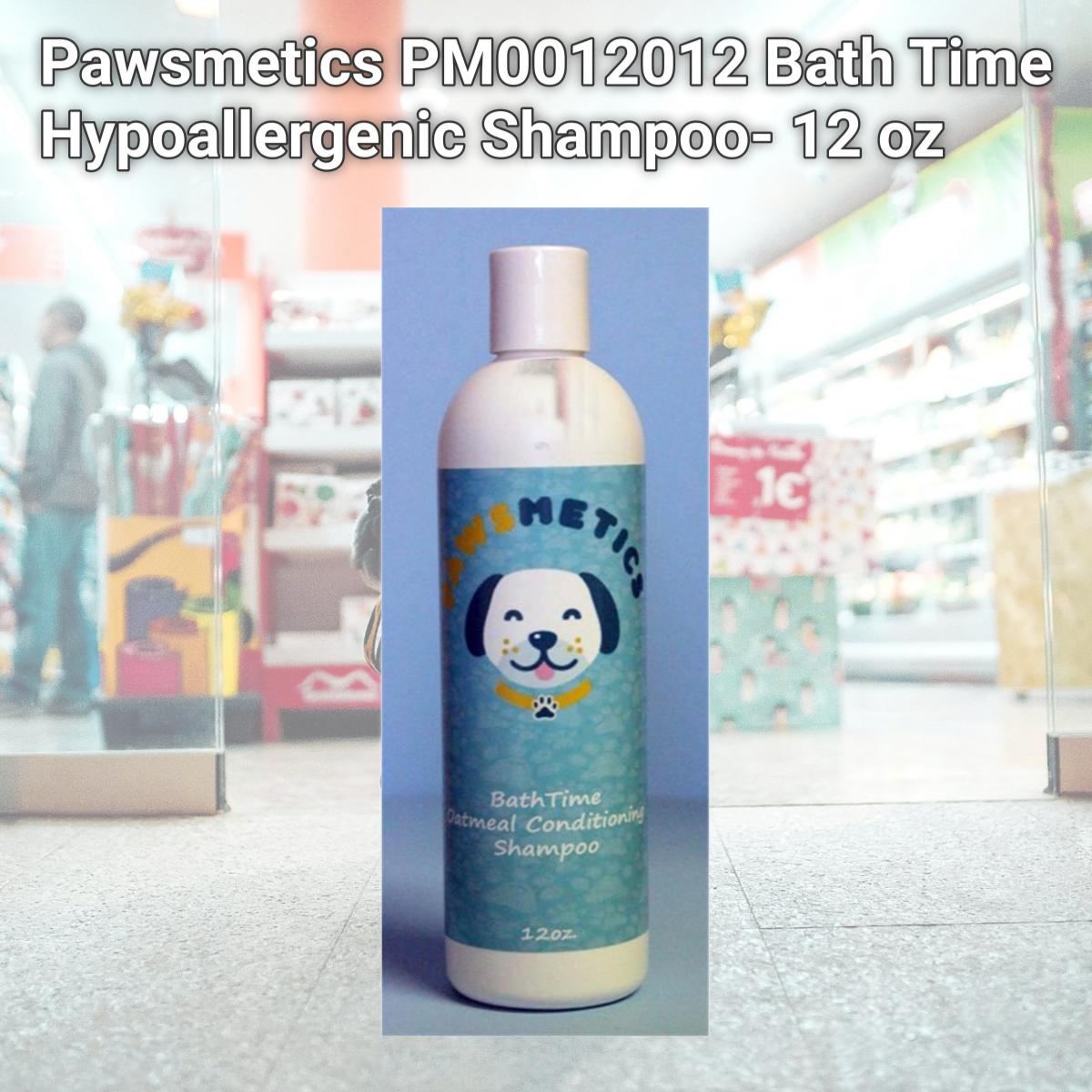 Picture of Pawsmetics PM0012012 Bath Time Hypoallergenic Shampoo- 12 oz