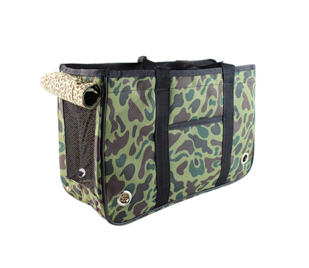 Picture of Panda Superstore PS-PET2975337011-ALAN02336 Fashion Pet Carriers Tote Bag for Dogs & Cats&#44; Camouflage