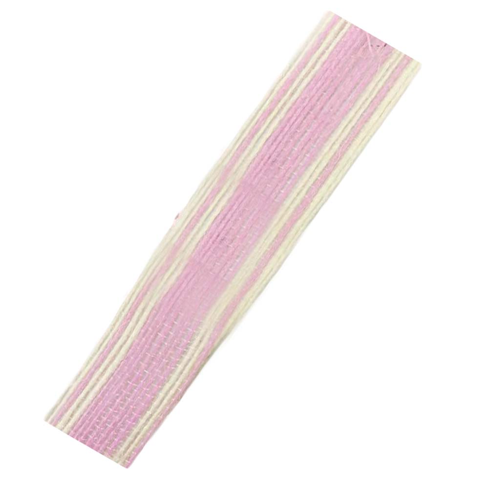 16 ft. 25mm DIY Craft Jute Decor Material Rope Packing Twine, Pink - 2 piece