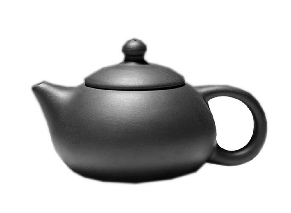 Picture of Panda Superstore PS-HOM367229011-EMILY02724 Simple Clay Teapot Handcrafted Teapot, Black