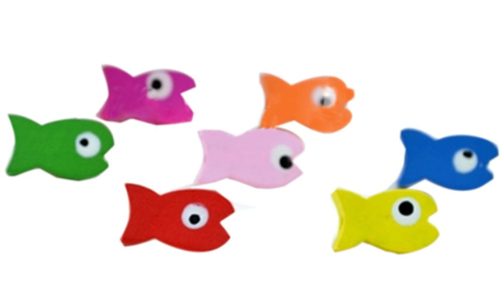 Fish Pushpins Drawing Pin for School or Office - 40 Piece