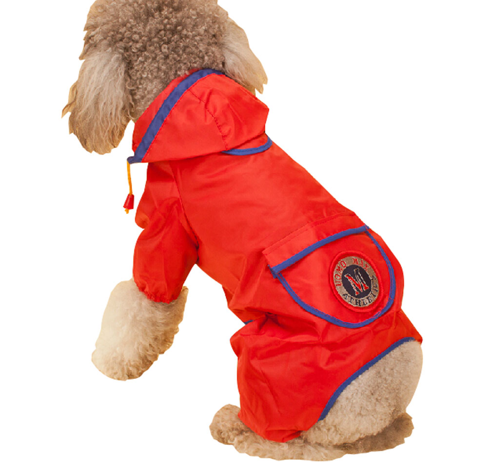 Picture of Panda Superstore PS-PET3024174011-ALAN01761 Fashion British Style Puppy Pet Dog Raincoat, Red - Medium