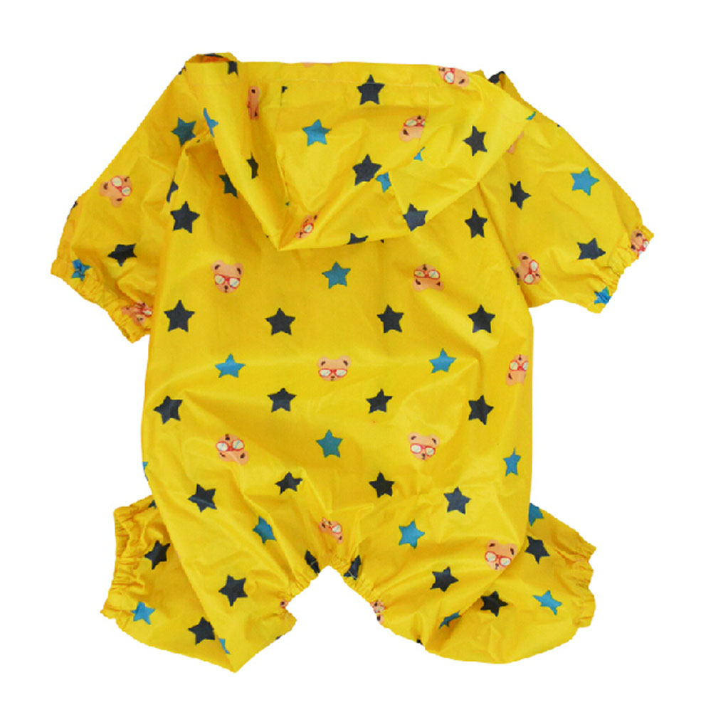 Picture of Panda Superstore PS-PET3024174011-ALAN01770 Fashion Cute Raincoats for Dogs, Yellow - Medium