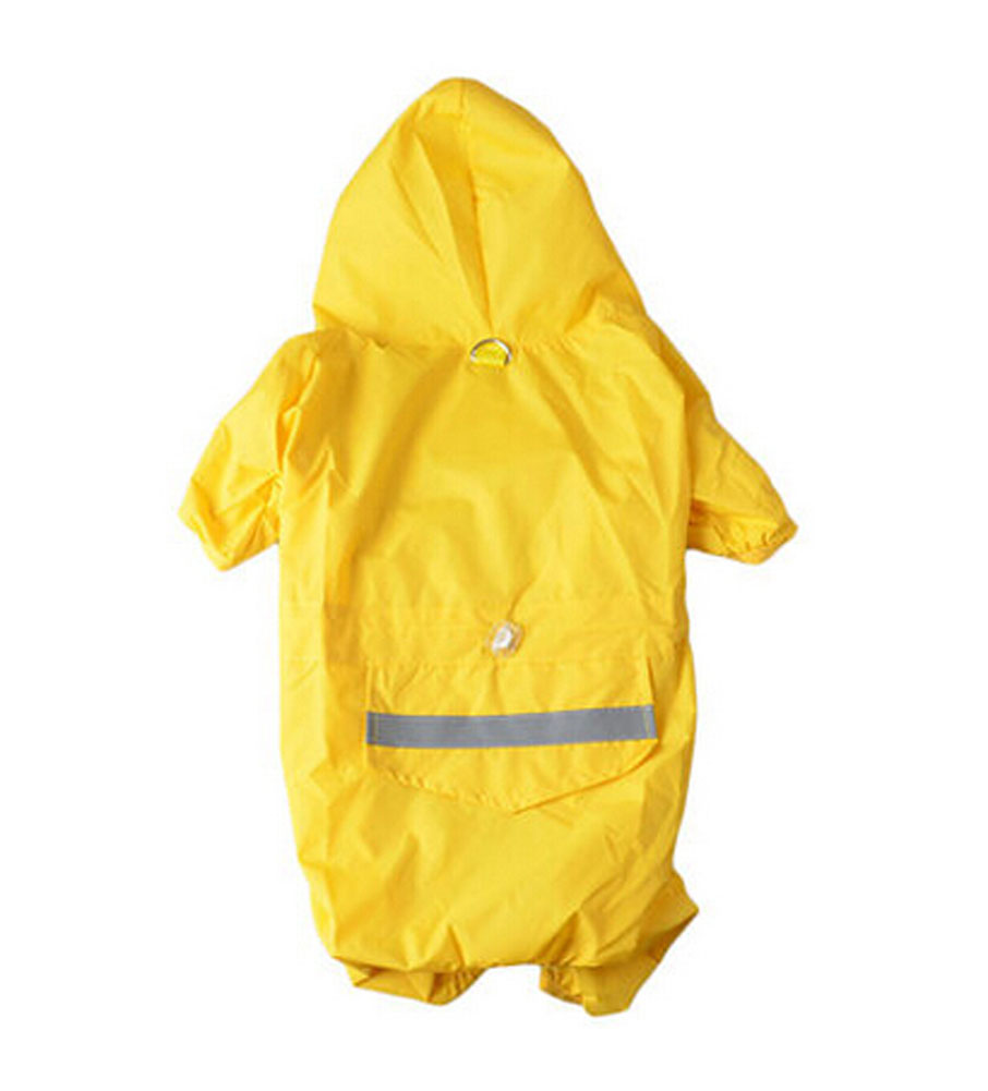 Picture of Panda Superstore PS-PET3024174011-ALAN01777 Fashion Raincoats for Dogs, Yellow - Large
