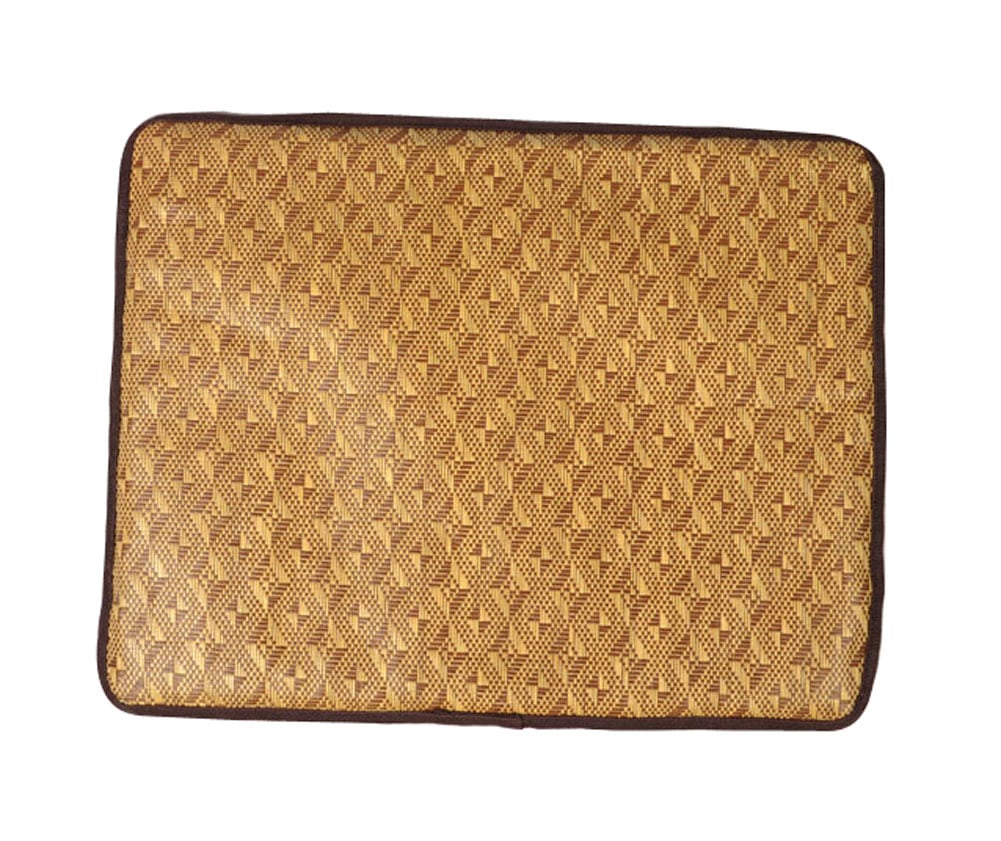 Picture of Panda Superstore PS-PET3024178011-ALAN01836 48 x 38 cm Natural Soft Pet Dog Bed Bamboo Fiber Mat Random Pattern