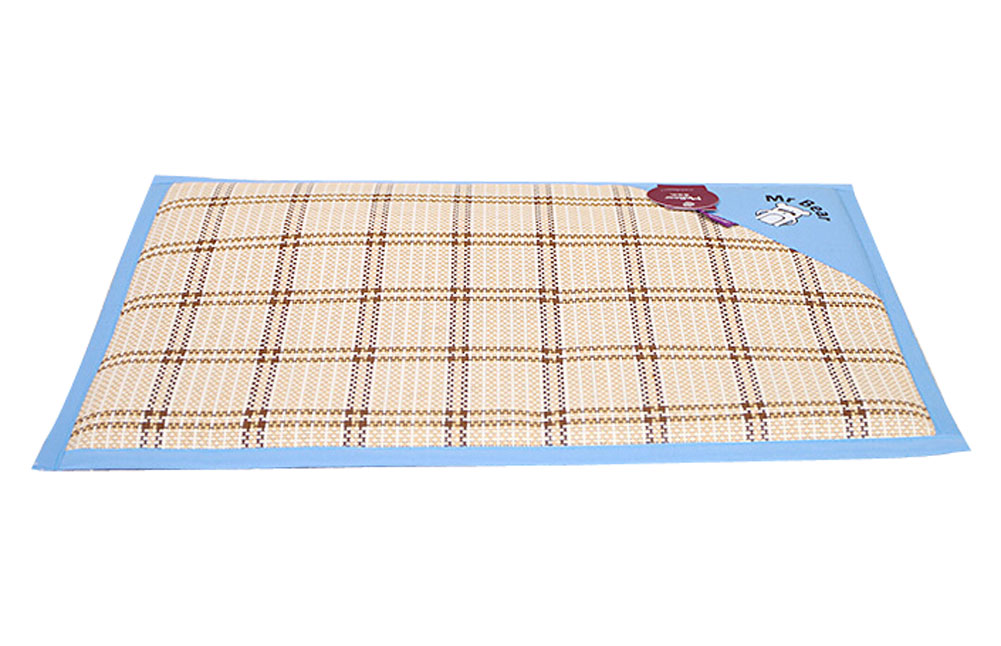 Picture of Panda Superstore PS-PET3024178011-ALAN01844 36 x 26 cm Hot Pet Dog Bed Fashion Indonesian Cane Mats, Blue