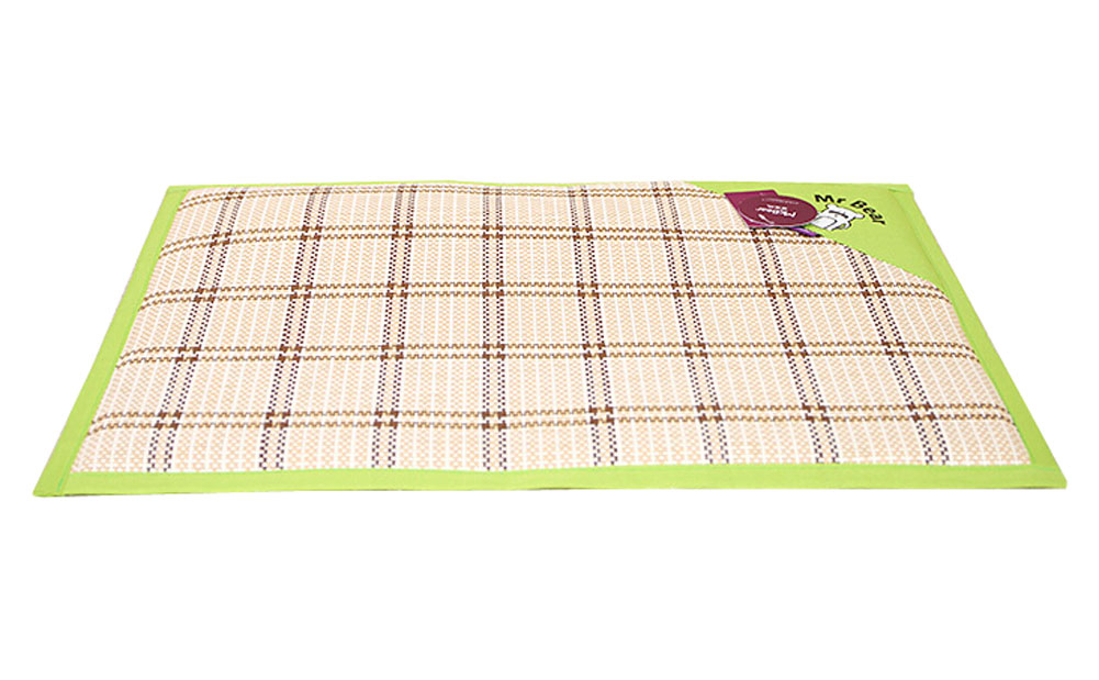 Picture of Panda Superstore PS-PET3024178011-ALAN01845 53 x 38 cm Hot Pet Dog Bed Fashion Indonesian Cane Mats, Green