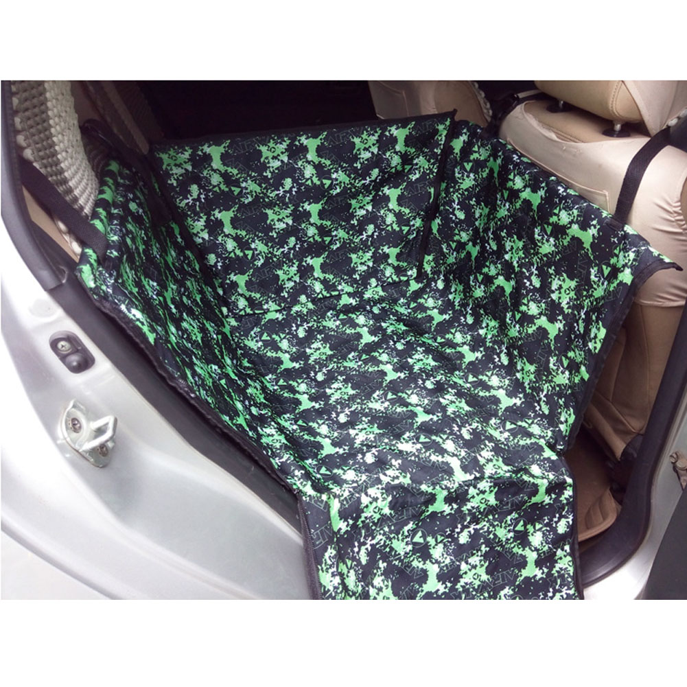 Picture of Panda Superstore PS-PET3024184011-HERMINE00786 Stars Waterproof Oxford Pet Car Rear Single Seat Cover Dog Mat&#44; Green
