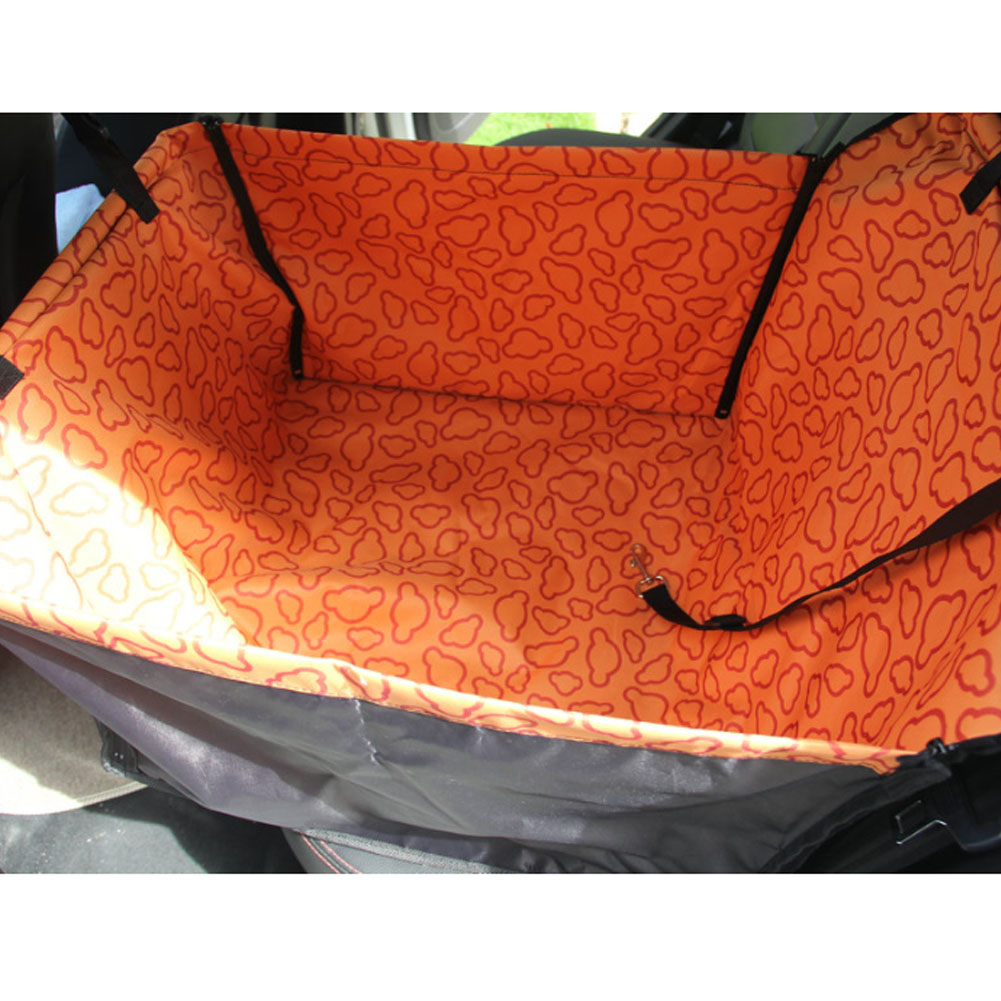 Picture of Panda Superstore PS-PET3024184011-HERMINE00793 Cloud Waterproof Pet Car Rear Single Seat Cover Dog Travel Mat&#44; Orange