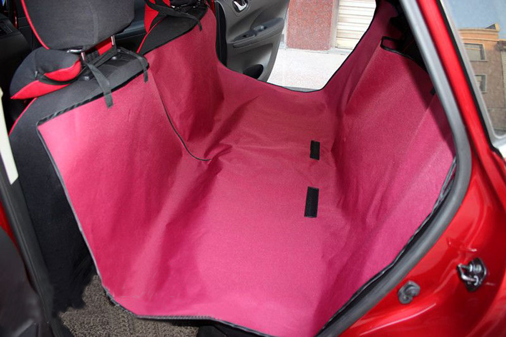 Picture of Panda Superstore PS-PET3024184011-YOUNG01103 57 x 57 in. Waterproof Solid Color Bench Seat Dog Car Seat Cover&#44; Rose