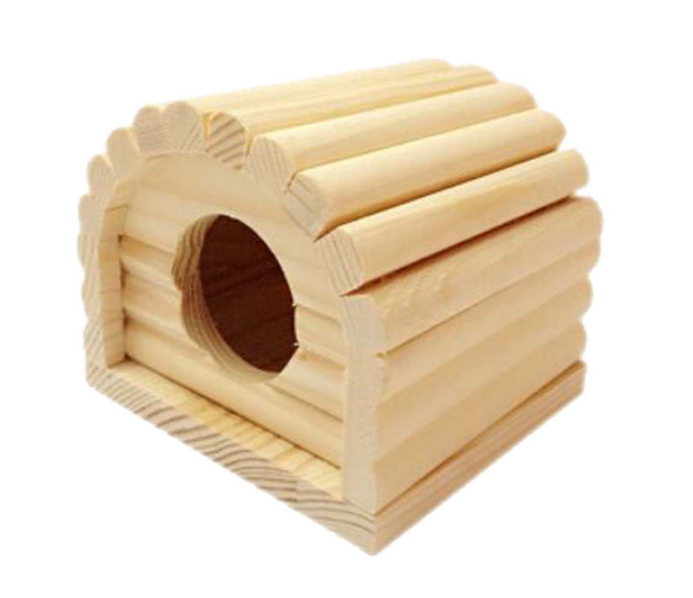 Picture of Panda Superstore PS-PET3048874011-SUSAN00957 Arched Small Pet Hamster Wooden House