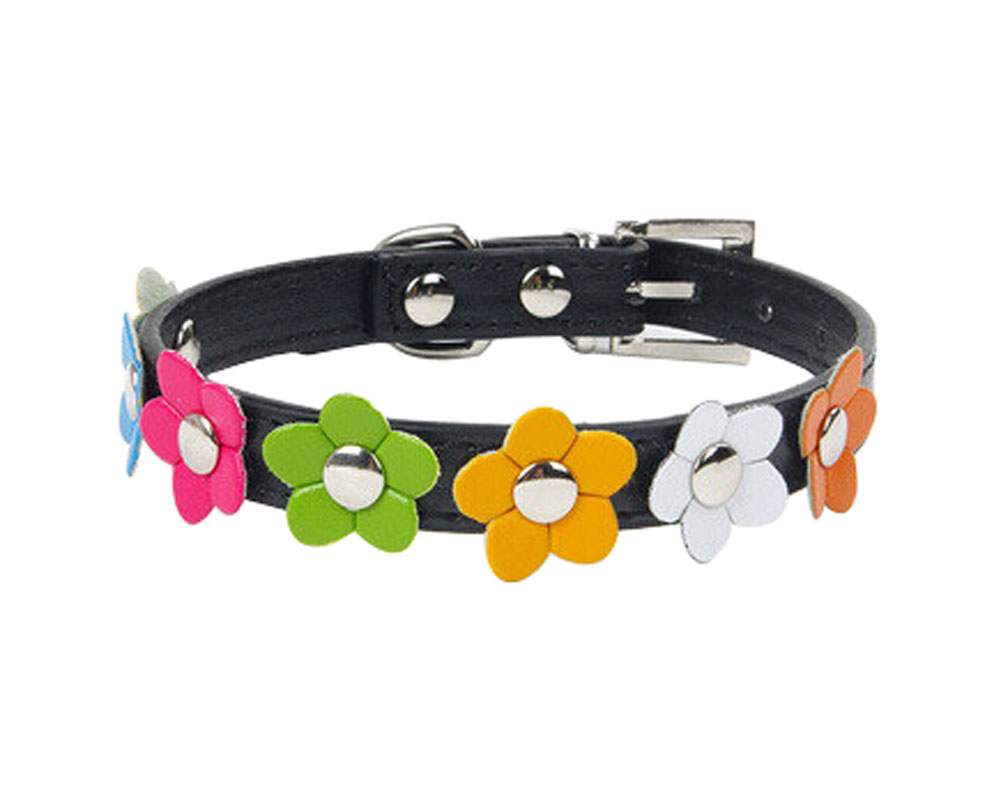 Picture of Panda Superstore PS-PET3052411011-ALAN01801 36-46 cm Lovely Adjustable PU Bow-ties Dog Collar Pet Collar, Black