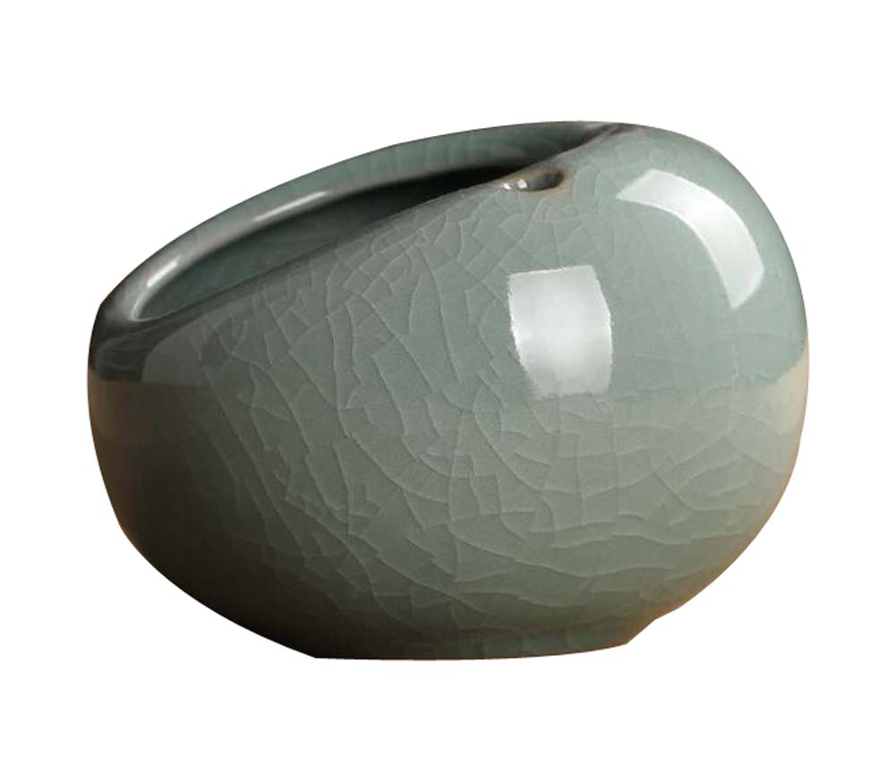 PS-HOM695485011-ALAN03391 Retro Creative Ceramic Cigarette Ashtray, Pink & Green