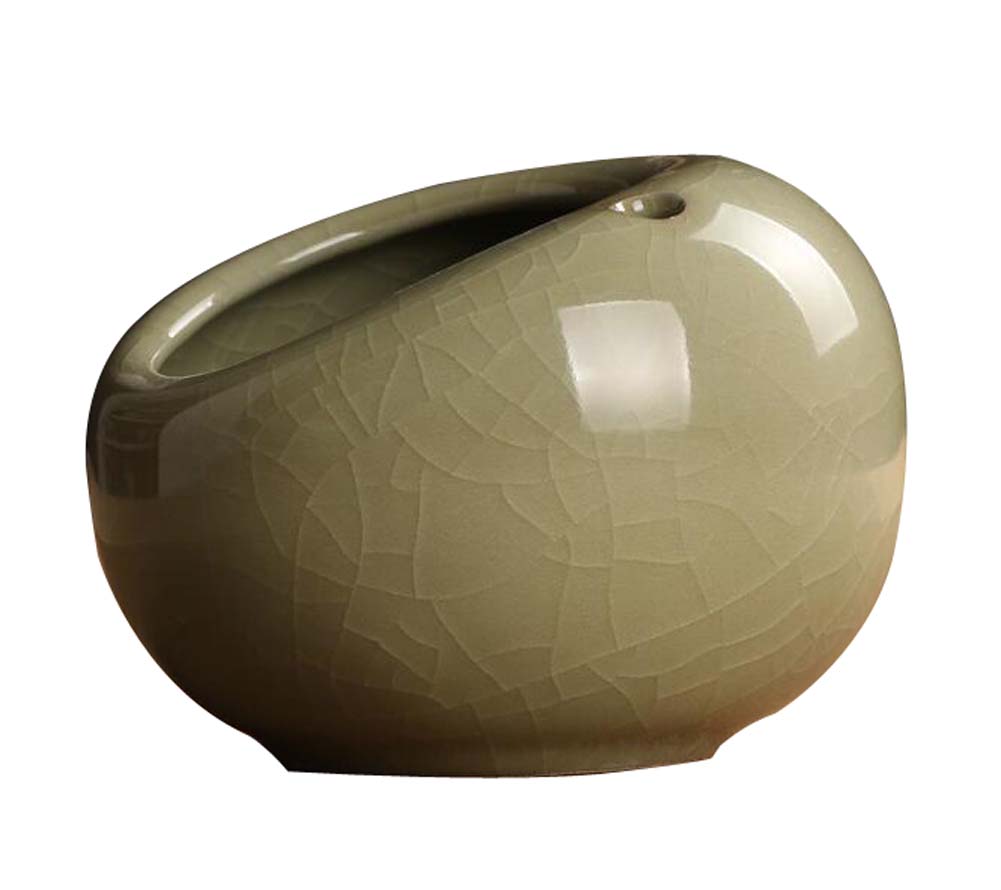 PS-HOM695485011-ALAN03393 Retro Creative Ceramic Cigarette Ashtray, Beige