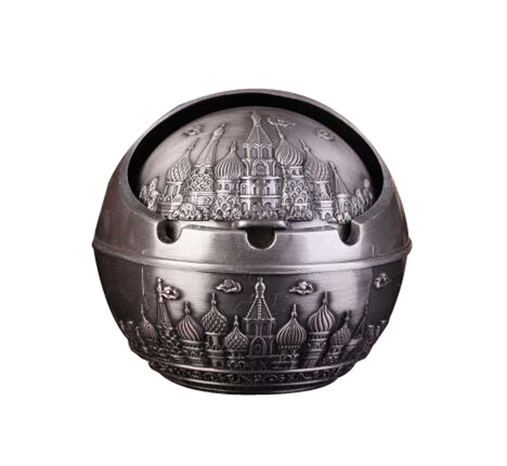 Creative Retro European Style Ashtrays for Home Office, Gray
