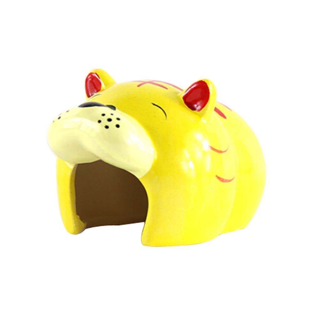Picture of Panda Superstore PS-PET2975535011-ALIEN00790 9 x 8 x 6 cm Animals Toys House Tiger Pattern Bottomless Hamsters Habitat